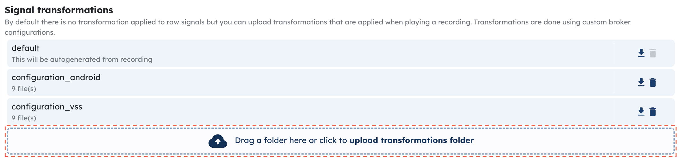 [Image] Upload configuration