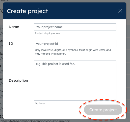 [Image] Input fields availabel when creating a broker